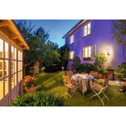 Ledvance - LED 44 / 5.000 Solar wandlamp met bewegings- en schemersensor BOUQUET LED/6W/3,7V 2200 mAh IP44