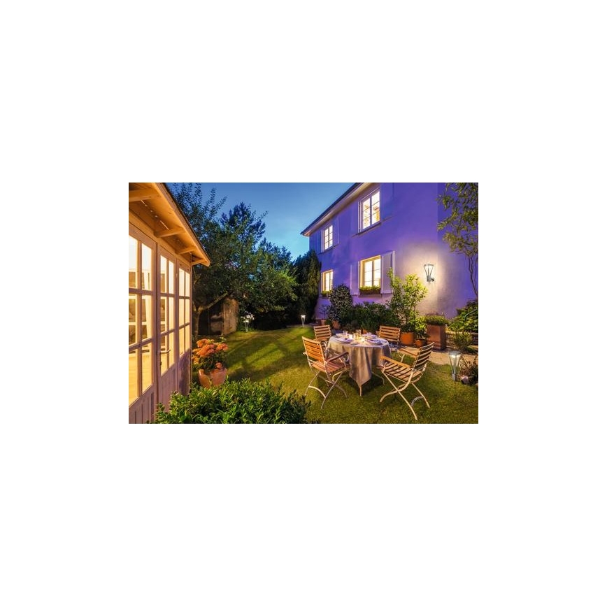 Ledvance - LED 44 / 5.000 Solar wandlamp met bewegings- en schemersensor BOUQUET LED/6W/3,7V 2200 mAh IP44
