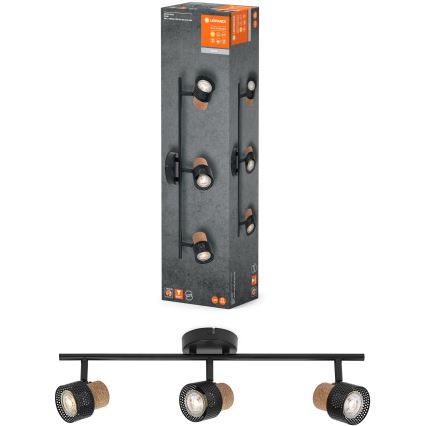 Ledvance - LED Spot DECOR CORK 3xGU10/3,4W/230V
