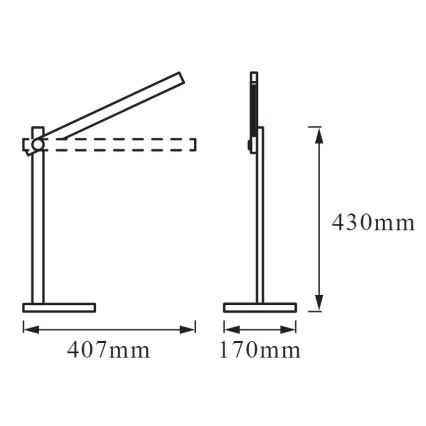 Ledvance - LED Tafellamp dimbaar PANAN LED/7W/230V