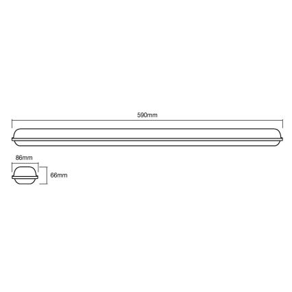 Ledvance - LED Technische lamp SUBMARINE LED / 18W / 230V IP65