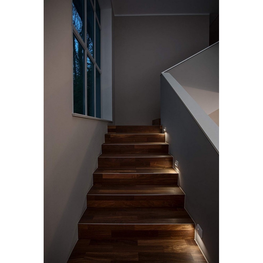 Ledvance - LED Traplicht met sensor NIGHTLUX LED/0,25W/3×AAA IP54