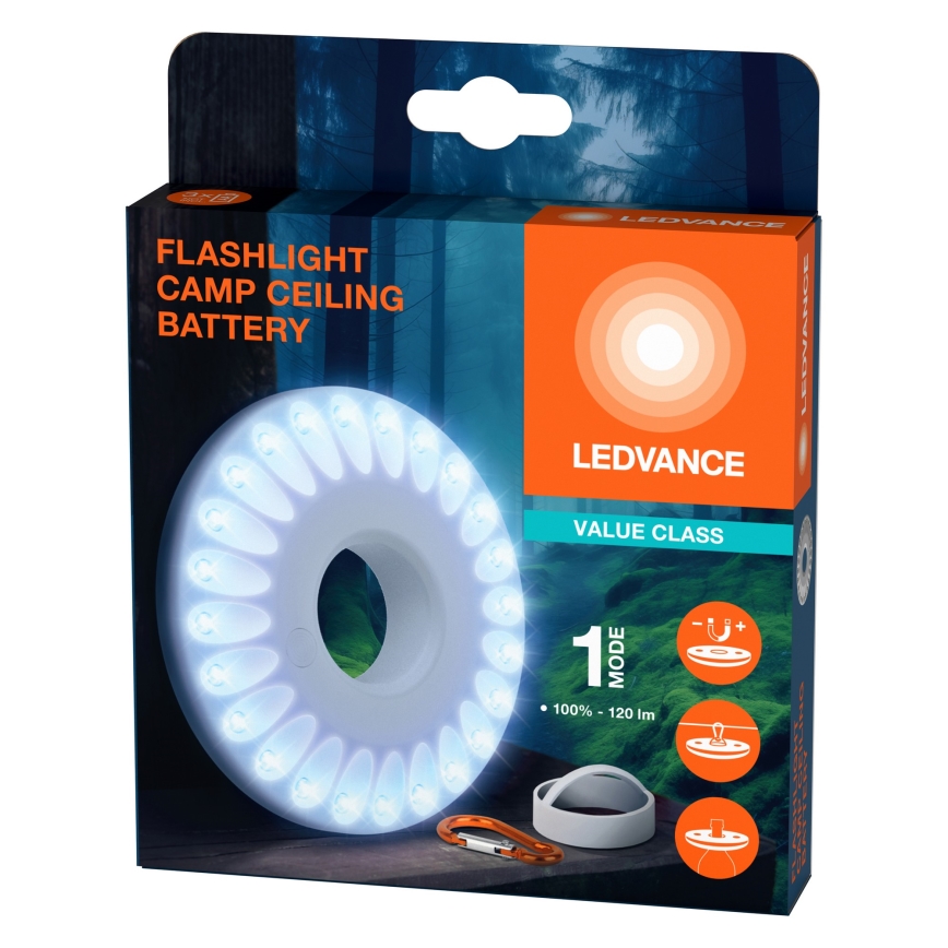 Ledvance - LED verlichting FLASHLIGHT CAMP LED/1,2W/3xAAA