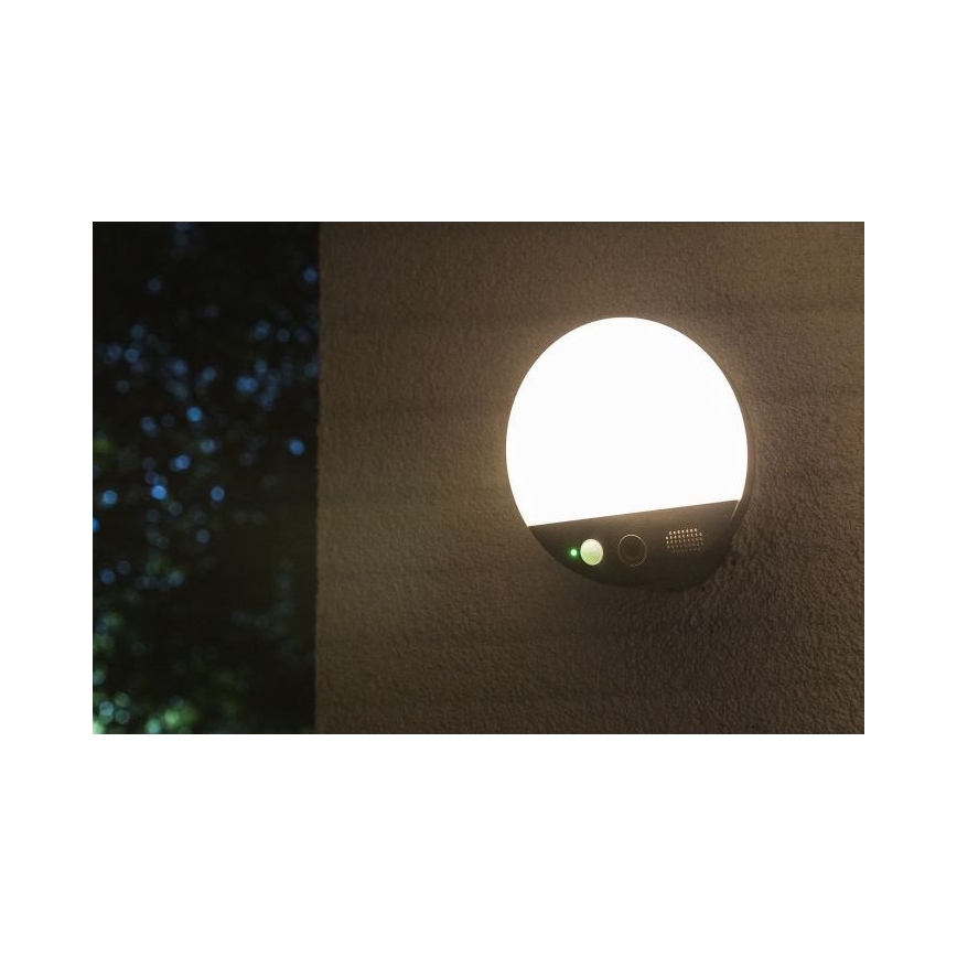Ledvance - LED Wand Lamp voor Buiten met Sensor en Camera SMART+ LED/15W/230V Wi-Fi IP44