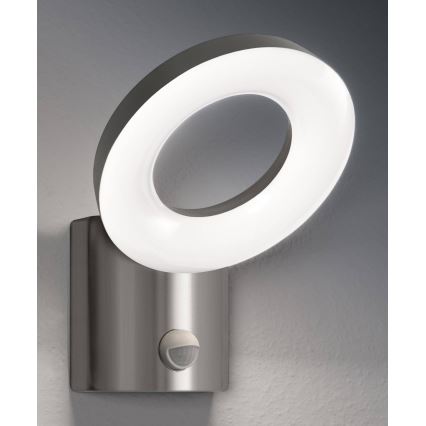 Ledvance - LED Wand Lamp voor Buiten met Sensor LOOP 1xLED/12W/230V IP44