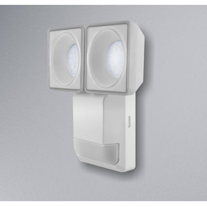 Ledvance - LED Wand Lamp voor Buiten met Sensor SPOT 2xLED/8W/230V IP55