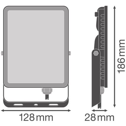 Ledvance - LED Wand Schijnwerper voor Buiten FLOODLIGHT LED/30W/230V 6500K IP65