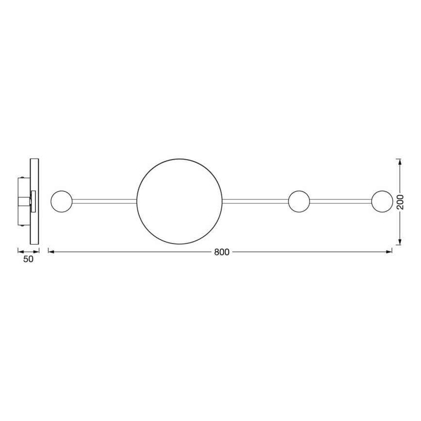 Ledvance - LED Wandlamp DECOR WOOD LED/6W/230V