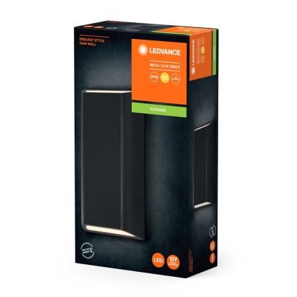 Ledvance - LED Wandlamp voor buiten ENDURA STYLE IDAR 2xLED/3,75W/230V IP65