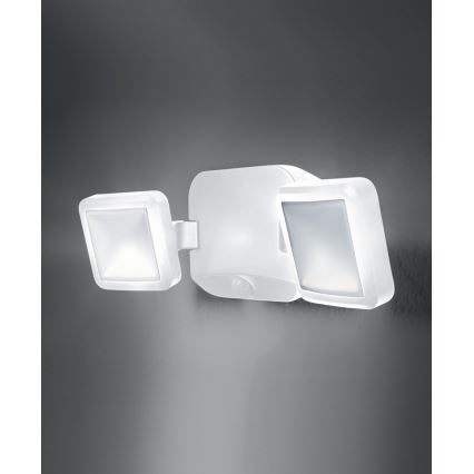 Ledvance - LED Wandlamp voor buiten met sensor BATTERY 2xLED/10W/4xD IP54