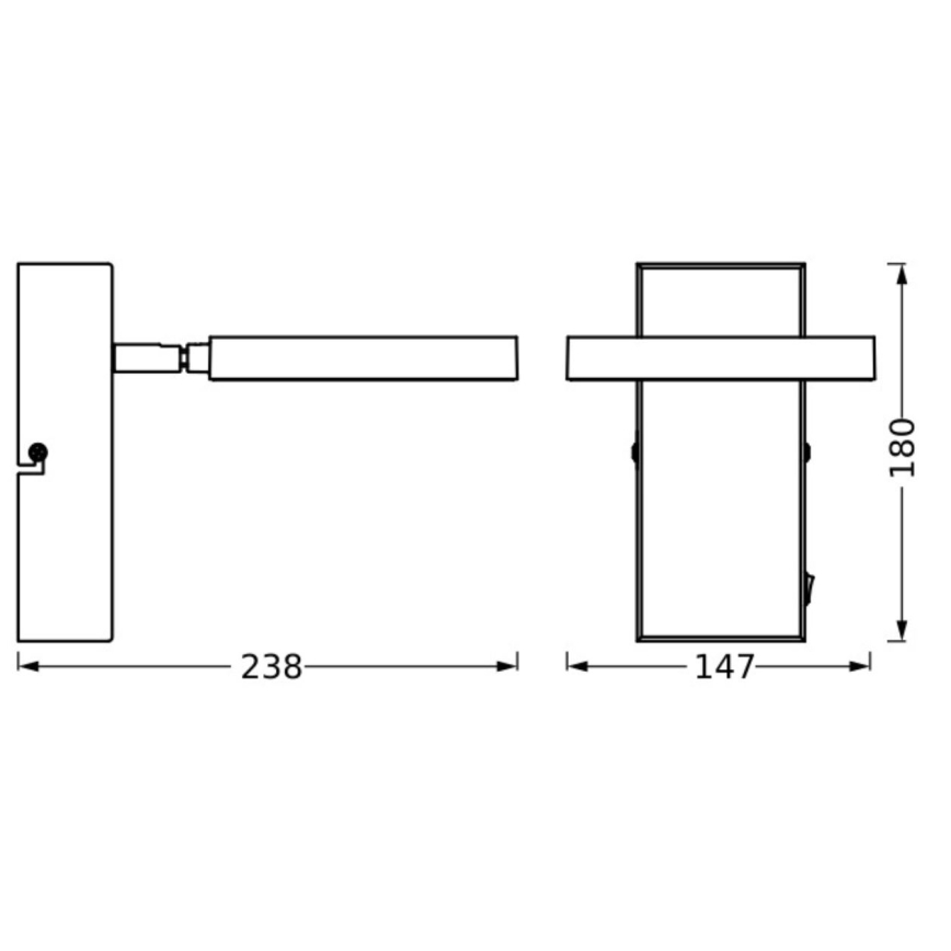 Ledvance - LED Wandspot DECOR SATURN LED/11W/230V 3000/4200/6500K