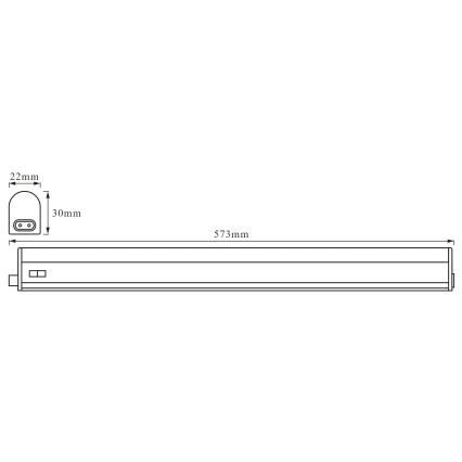 Ledvance - LED Werkbladverlichting BATTEN LED/8W/230V