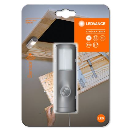 Ledvance Nightlux- LED Navigatieverlichting met sensor NIGHTLUX  0,35W/3xAAA IP54