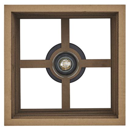 Ledvance - Plafondlamp DECOR CARDBOARD 1xE27/15W/230V 25x25 cm