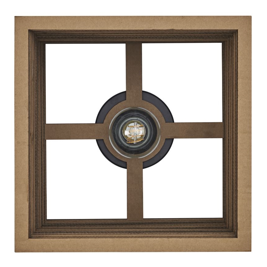 Ledvance - Plafondlamp DECOR CARDBOARD 1xE27/15W/230V 25x25 cm