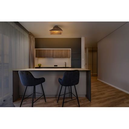 Ledvance - Plafondlamp DECOR CARDBOARD 1xE27/15W/230V 40x40 cm