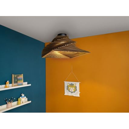 Ledvance - Plafondlamp DECOR CARDBOARD 1xE27/15W/230V 40x40 cm