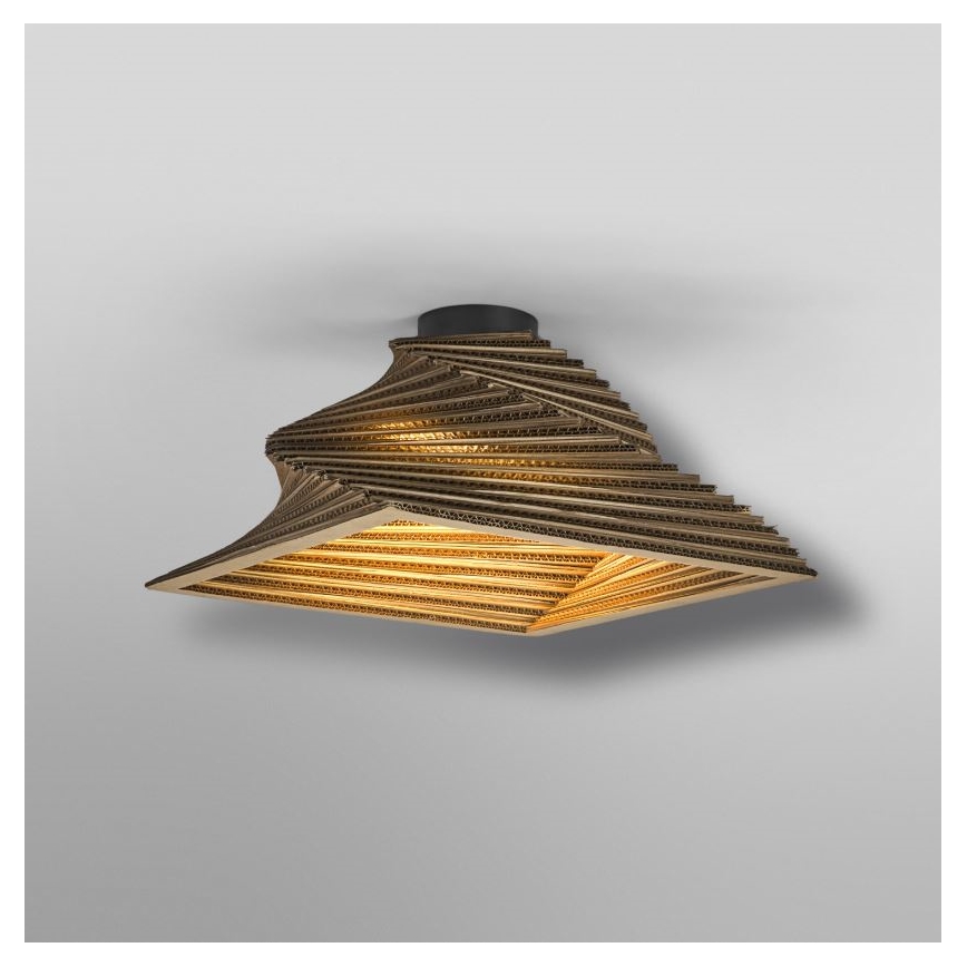 Ledvance - Plafondlamp DECOR CARDBOARD 1xE27/15W/230V 40x40 cm