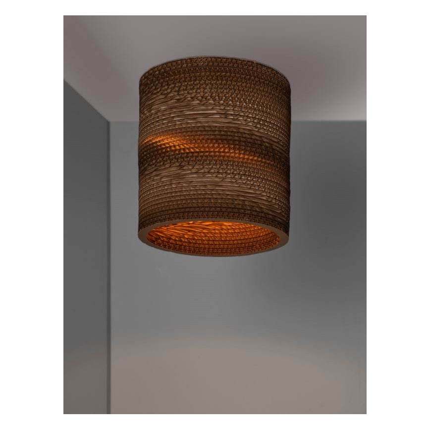 Ledvance - Plafondlamp DECOR CARDBOARD 1xE27/15W/230V diameter 25 cm