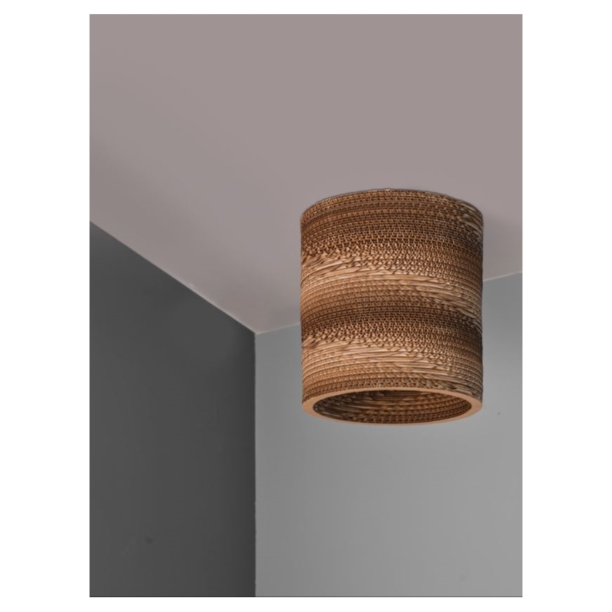 Ledvance - Plafondlamp DECOR CARDBOARD 1xE27/15W/230V diameter 25 cm
