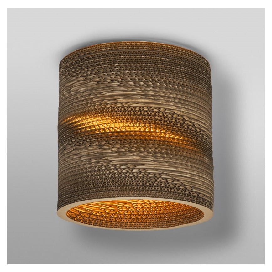 Ledvance - Plafondlamp DECOR CARDBOARD 1xE27/15W/230V diameter 25 cm