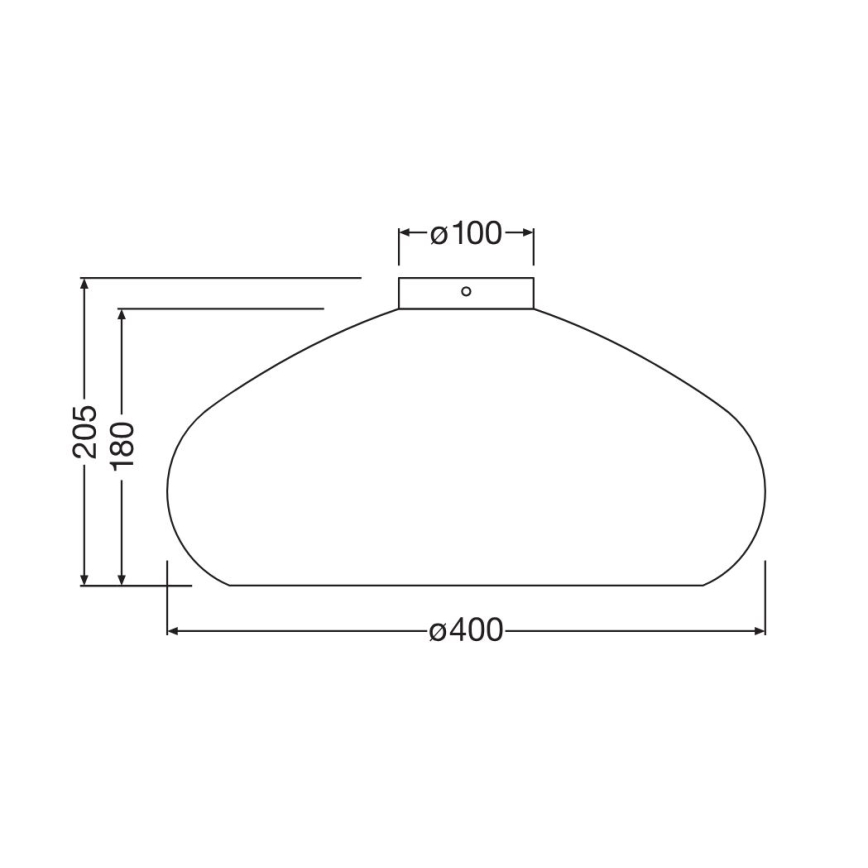 Ledvance - Plafondlamp DECOR CARDBOARD 1xE27/15W/230V diameter 40 cm