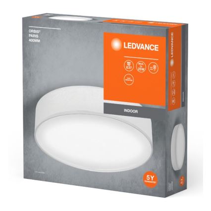 Ledvance - Plafondlamp ORBIS PARIJS 2xE27/25W/230V wit