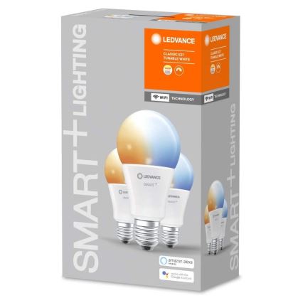 Ledvance - SET 3x LED Lamp dimbaar SMART + E27 / 14W / 230V 2.700K-6.500K Wi-Fi