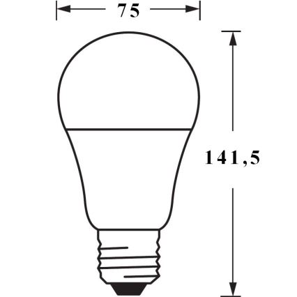 Ledvance - SET 3x LED Lamp dimbaar SMART + E27 / 14W / 230V 2.700K Wi-Fi