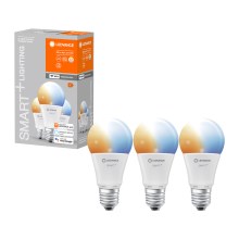 Ledvance - SET 3x LED Lamp dimbaar SMART + E27 / 9W / 230V 2.700K-6.500K Wi-Fi