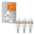 Ledvance - SET 3x LED Lampen dimbaar SMART + E14 / 5W / 230V 2700K-6500K Wi-Fi