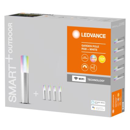 Ledvance - Set 5x LED RGB Buitenlamp SMART + MINI 5xLED / 5,7W / 230V IP65 Wi-Fi