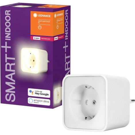 Ledvance - Slim LED Stopcontact met Verlichting SMART+ PLUG 3680W