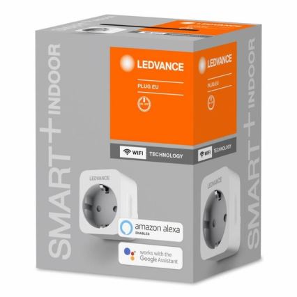 Ledvance - Slim stopcontact SCHUKO SMART+ EU Wi-Fi
