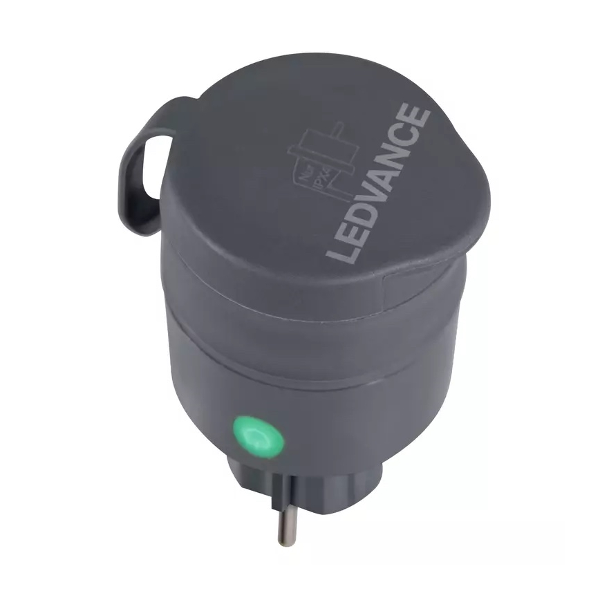 Ledvance - Slim Stopcontact voor Buiten SMART+ PLUG 3680W Wi-Fi IP44