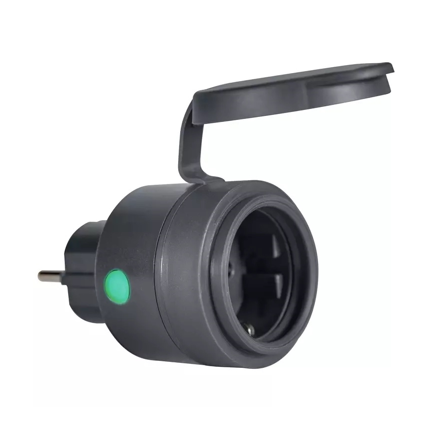 Ledvance - Slim Stopcontact voor Buiten SMART+ PLUG 3680W Wi-Fi IP44