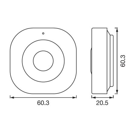 Ledvance - Smart bewegingssensor SMART+ 3,7V Wi-fi