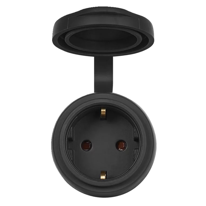 Ledvance - Smart buitenshuis stopcontact SMART+ 3680W/230V/Type F/SCHUKO 16A IP44 zwart