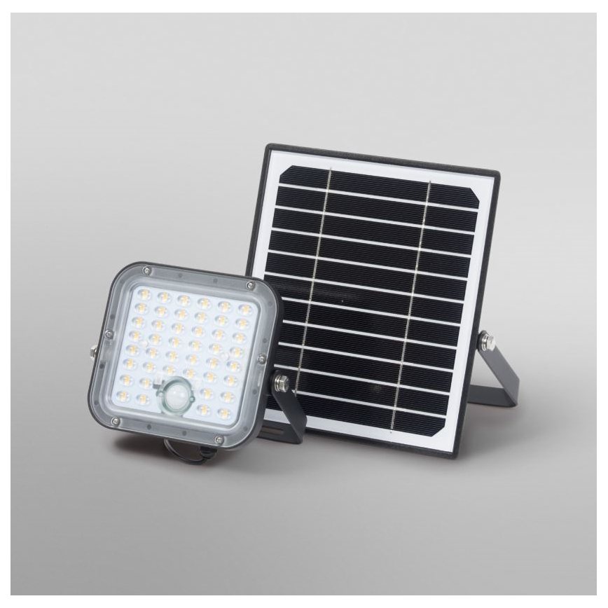Ledvance - LED Dimbaar zonne- Schijnwerper met sensor FLOOD SPLIT LED/10W/7,4V IP65 + afstandsbediening