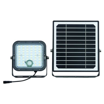 Ledvance - LED Dimbaar zonne- Schijnwerper met sensor FLOOD SPLIT LED/10W/7,4V IP65 + afstandsbediening