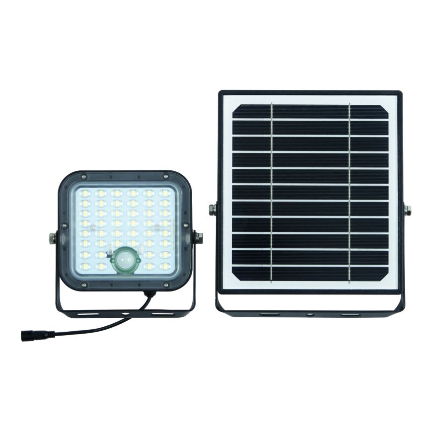 Ledvance - LED Dimbaar zonne- Schijnwerper met sensor FLOOD SPLIT LED/10W/7,4V IP65 + afstandsbediening