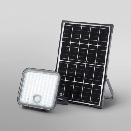 Ledvance - LED Dimbaar zonne- Schijnwerper met sensor FLOOD SPLIT LED/30W/6,4V IP65 + afstandsbediening