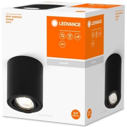 Ledvance - Spot SPOT 1xGU10/7W/230V zwart