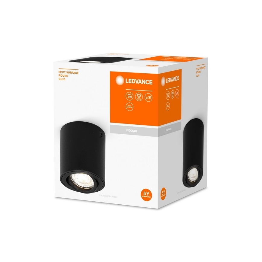 Ledvance - Spot SPOT 1xGU10/7W/230V zwart