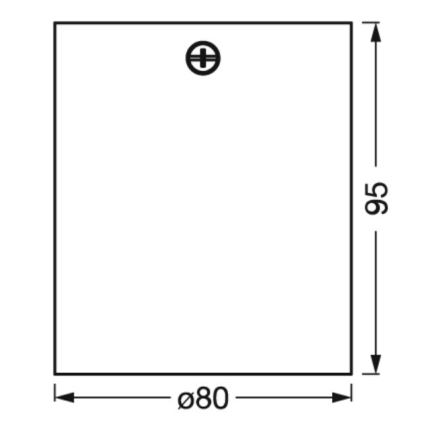 Ledvance - Spot SPOT 1xGU10/7W/230V zwart