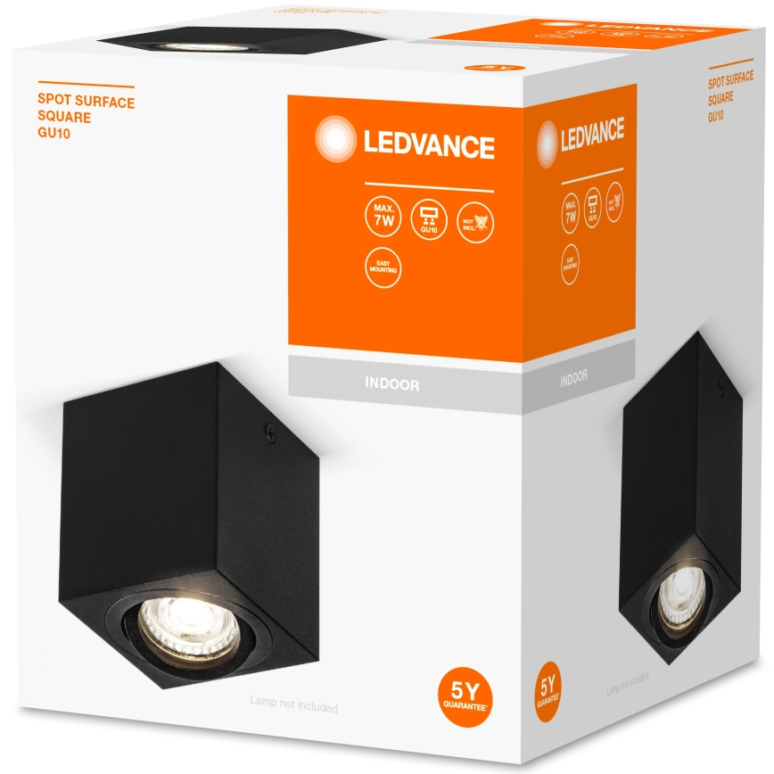 Ledvance - Spot SPOT 1xGU10/7W/230V zwart