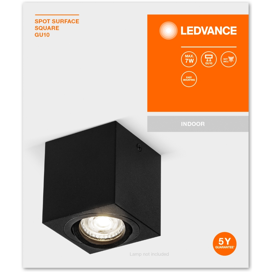 Ledvance - Spot SPOT 1xGU10/7W/230V zwart