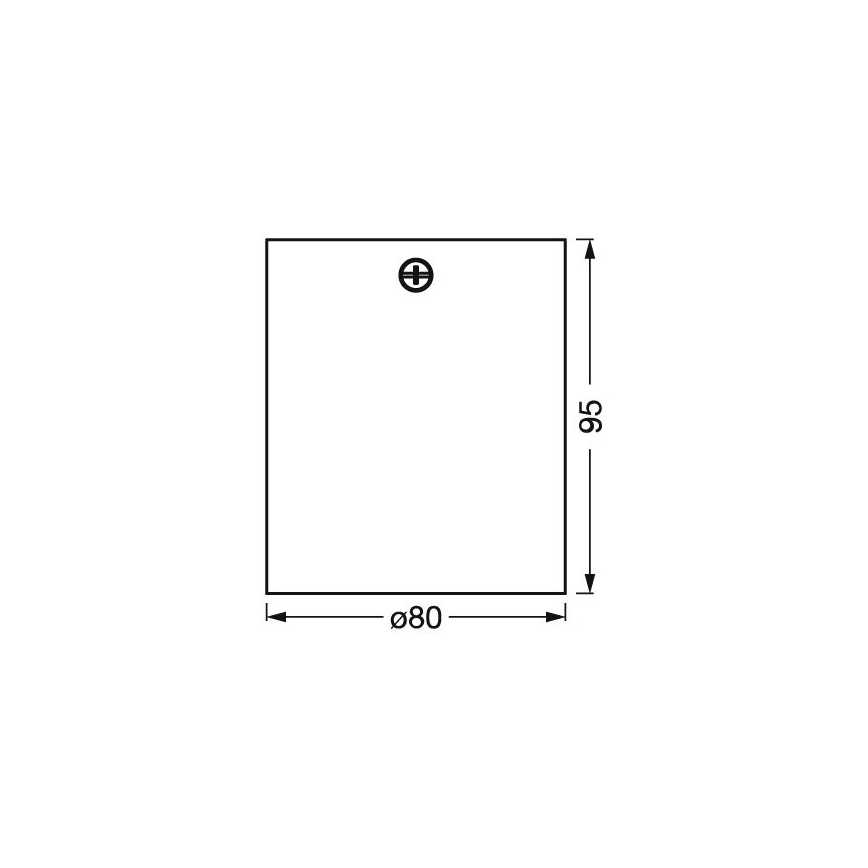 Ledvance - Spot SPOT 1xGU10/7W/230V zwart