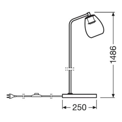 Ledvance - Staande Lamp CONE 1xE27/40W/230V