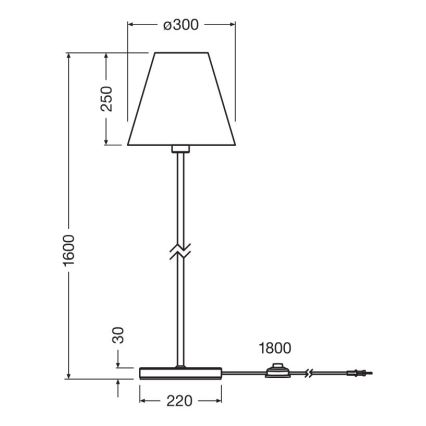 Ledvance - Staande Lamp DECOR RAFFIA 1xE27/15W/230V raffia bast